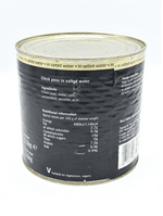 2.5KG Canned Chickpeas In Salted Water- Bulk Food Ration Storage